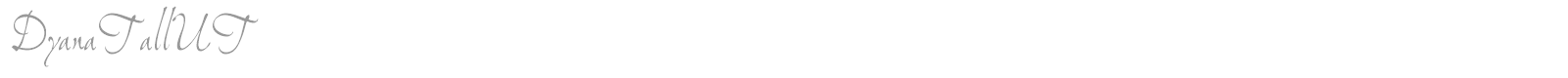 DyanaTallUT font preview